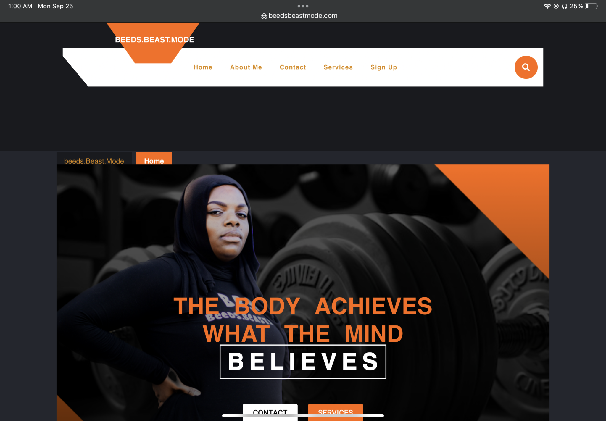 Beeds Beast Mode website preview